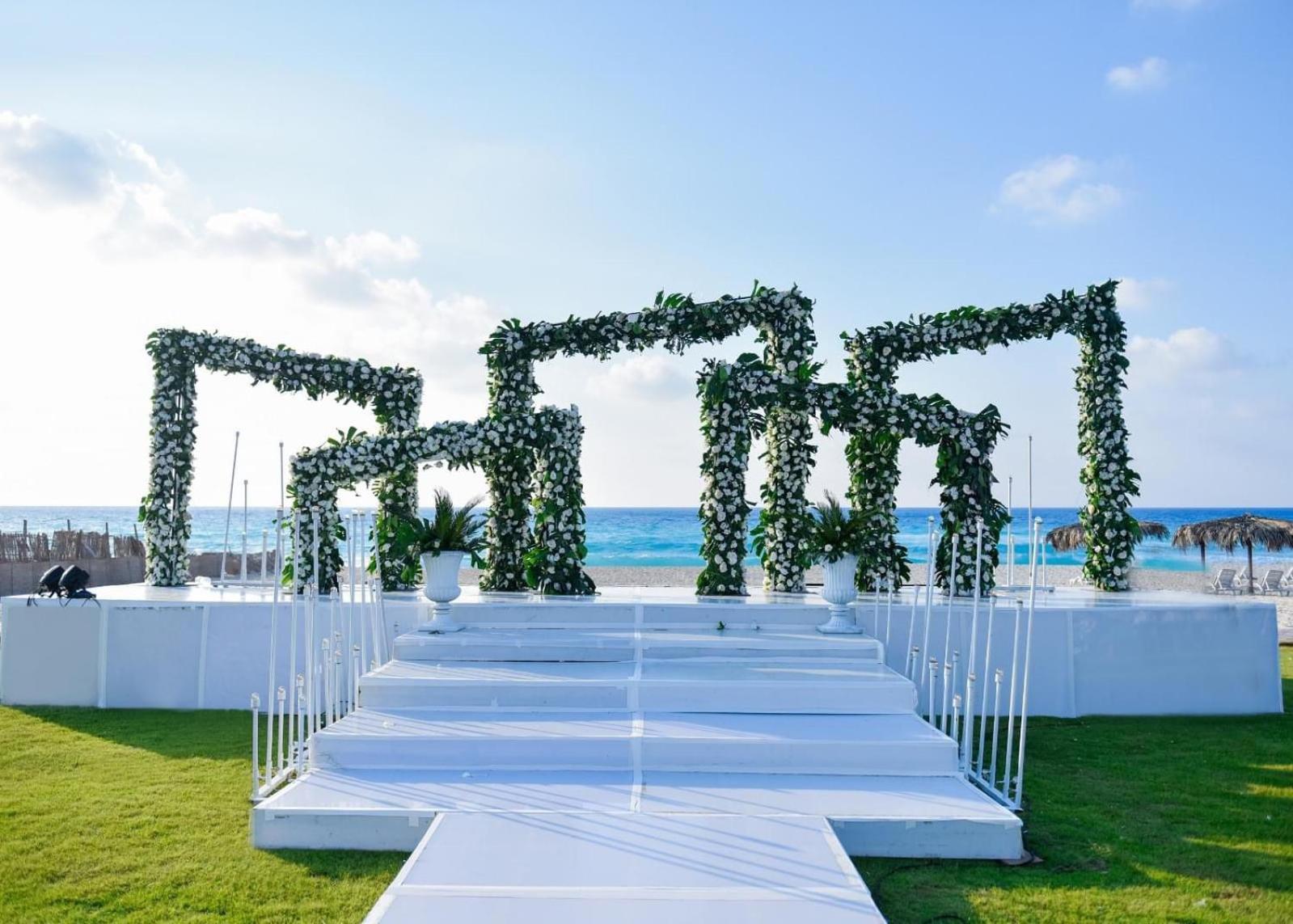 Borg El Arab Beach Resort Exteriör bild The stage of the 2015 edition of the festival